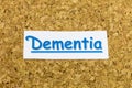 Dementia senior alzheimer disease elderly memory loss Royalty Free Stock Photo