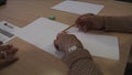 Dementia test where pacient tries to copy drawing