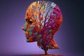 Dementia treatment and treatment concept Alzheimer`s memory brain as old tree recovery