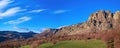 Demerdzhi Mountains, panorama of the valley of ghosts near Demerji Royalty Free Stock Photo