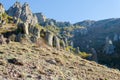 Demerji mountain in Crimea near Alushta Royalty Free Stock Photo