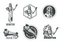 Demeter Greek Goddess Emblems