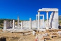 Demeter Temple, Naxos island, Cyclades, Aegean, Greece Royalty Free Stock Photo