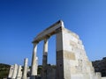Demetra Temple in Naxos island Royalty Free Stock Photo