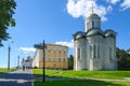 Demetrius and Assumption Cathedral, building of provincial official place, Vladimir