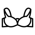 Demi bra icon, outline style