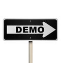 Demo Product Demonstration Road Sign Service Example