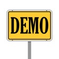 Demo Product Demonstration Road Sign Service Example