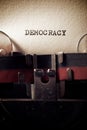 Democracy concept view Royalty Free Stock Photo