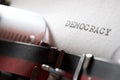 Democracy concept view Royalty Free Stock Photo