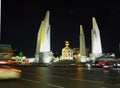 Democracy monument middle of RATCHA DAMNOEN road