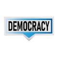 democracy Vote for me speech bubble icon. Clipart image isolated on white background.