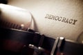 Democracy concept view Royalty Free Stock Photo