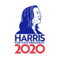 Democrat Kamala Harris for Vice President 2020 American Election Retro