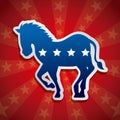 Democrat party design Royalty Free Stock Photo