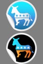 Democratic Party Stickers