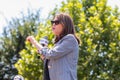 Democratic Presidential Candidate Marianne Williamson Speaking at the Iowa State Fair in Des Moines, Iowa, United States