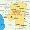 Democratic Republic of the Congo - map - vector