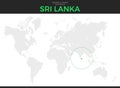 Democratic Socialist Republic of Sri Lanka Location Map