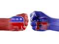 Democrats x republicans Royalty Free Stock Photo