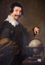 Democritus - painting by Diego Velazquez (1640) Royalty Free Stock Photo