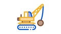 Demolish Machine Icon Animation