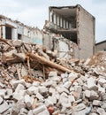 Demolished building Royalty Free Stock Photo