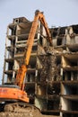 Demolition of an apartment block