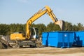 Demolition bulldozer Royalty Free Stock Photo