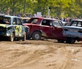 Demolition Derby Cars Royalty Free Stock Photo