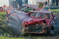 Demolition derby Royalty Free Stock Photo