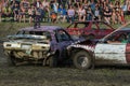 Demolition derby Royalty Free Stock Photo