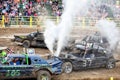 The demolition derby in Idaho Falls, Idaho.