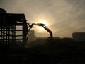 Demolition Digger Silhouette