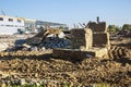 Demolition of a factory building