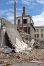 Demolition Factory Building Royalty Free Stock Photo