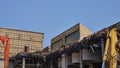 Demolition of the Istropolis House of Culture, with marble tiles donated by Fidel Castro during communist Czechoslovakia