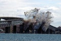 Demolition of the Jamestown Bridge