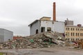 Demolition Old Factory Royalty Free Stock Photo