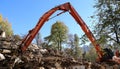 Demolition old house Royalty Free Stock Photo