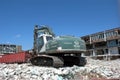 The demolition of a retirement home