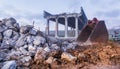 Demolition of Whirokino Trestle Bridge