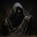 Mysterious Cloaked Woman: A Captivating Artistic Interpretation
