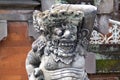 Demon guardian spirit house at temple entrance in Bali,Indonesia