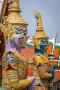 Demon Guardian Wat Phra Kaew Grand Palace Bangkok Royalty Free Stock Photo