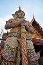 Demon guardian in Wat Phra Kaew Grand Palace, Bangkok