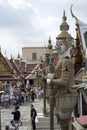 Demon Guardian at Wat Phra Kaew Temple of the Emerald Buddha Bangkok