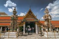 Demon Guardians of Wat Phra Kaew, Grand Palace Bangkok Thailand Royalty Free Stock Photo