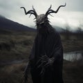 Dark Demon In Norwegian Nature: A Sombre And Foreboding Portrait