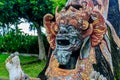 Demon statue Tirta Gangga Water Palace, Bali Island, Indonesia